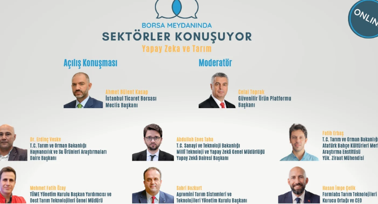 Tarımda yapay zekâ devrimi Borsa Meydanı’nda tartışılacak