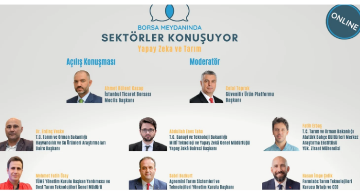 Tarımda yapay zekâ devrimi Borsa Meydanı’nda tartışılacak