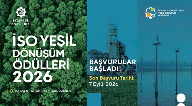 İSO Yeşil Dönüşüm Ödülleri 2026 başvuruları başladı