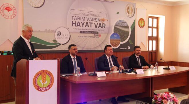 “Tarım Varsa Hayat Var” projesi kapsamında gıda ve tarım sektörü TİGEM’de buluştu