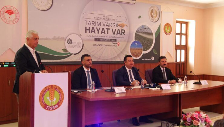 “Tarım Varsa Hayat Var” projesi kapsamında gıda ve tarım sektörü TİGEM’de buluştu