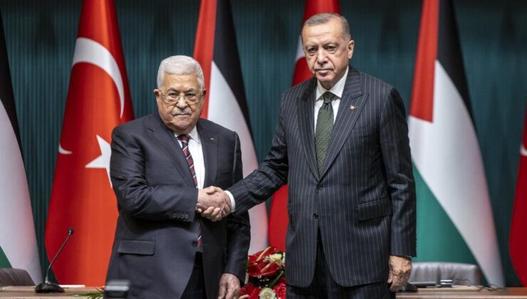 Filistin Devlet Başkanı Mahmud Abbas Beştepe’de Cumhurbaşkanı Erdoğan ile buluşacak