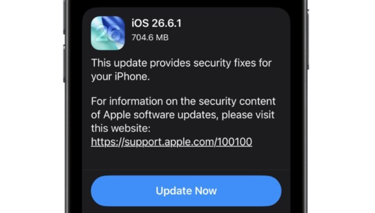 Apple’dan büyük sürüm öncesi güvenlik odaklı iOS 26.6.1 güncellemesi geldi