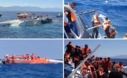Girne açıklarında feribot faciası!