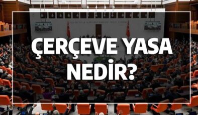 Çerçeve Yasa nedir? Hukuki niteliği ve uygulaması