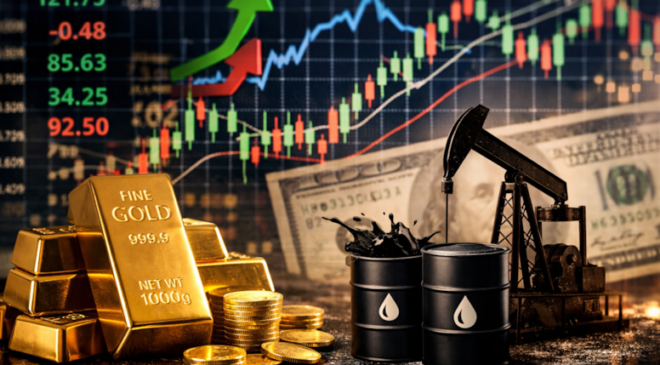 Emtiada yön değişti: Altın ve brent petrol geriledi