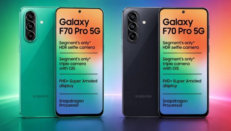 Samsung Galaxy F70 Pro 5G tanıtıldı! 6 yıl güncelleme ve 6000 mAh batarya dikkat çekiyor