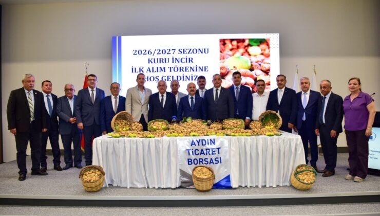 Aydın kuru incirinde ilk ürünler borsada 850 liradan işlem gördü