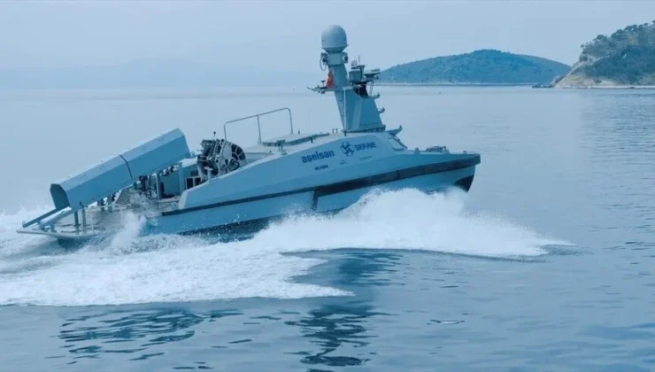 Yerli insansız deniz aracına mayın dökme kabiliyeti kazandırıldı