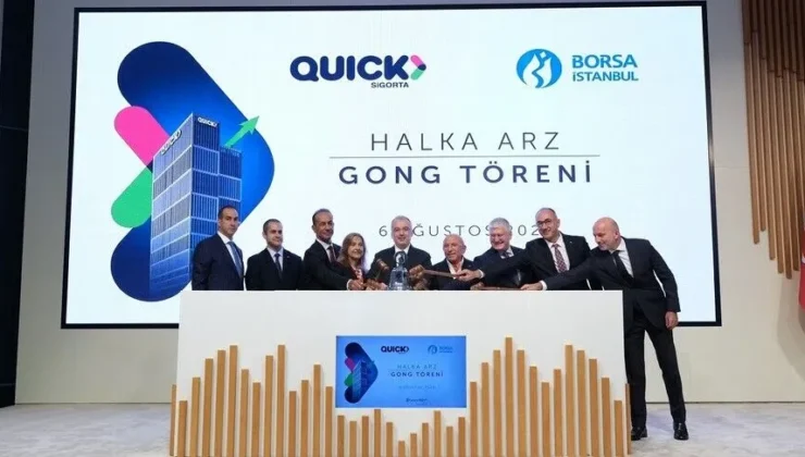 Quick Sigorta Borsa İstanbul’da işlem görmeye başladı
