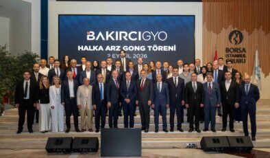 Bakırcı GYO Borsa İstanbul yıldız pazar’da işlem görmeye başladı