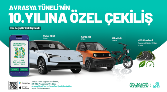 Avrasya Tüneli 10. yılında 200 milyon geçişe yaklaştı