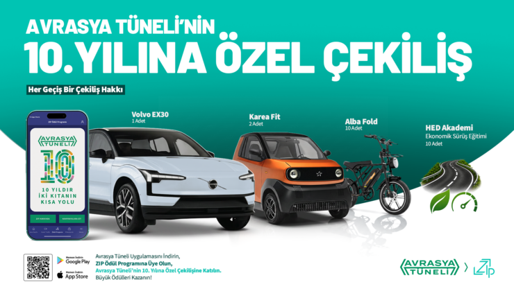 Avrasya Tüneli 10. yılında 200 milyon geçişe yaklaştı