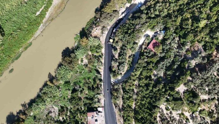 Defne’de 8 mahalleyi bağlayan 11 kilometrelik yolda asfalt çalışması başladı