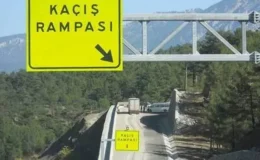Kaçış rampaları ağır vasıtaların fren riskine karşı devreye giriyor