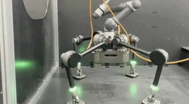 Dört bacaklı kaynakçı robot Diden Spider tarsanelerde göreve hazır