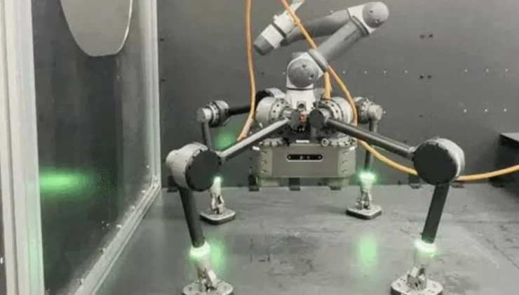 Dört bacaklı kaynakçı robot Diden Spider tarsanelerde göreve hazır