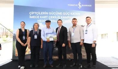 İş Bankası’nın İmece Kart kampanyasında traktörler sahiplerini buldu