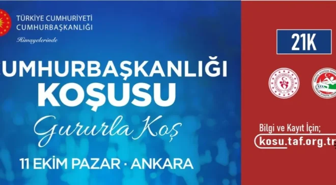Cumhurbaşkanlığı Yarı Maratonu 11 Ekim’de Ankara’da koşulacak