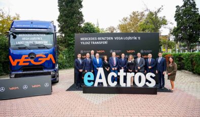 Mercedes-Benz Türk’ten Vega Lojistik’e elektrikli eActros 600 teslimatı