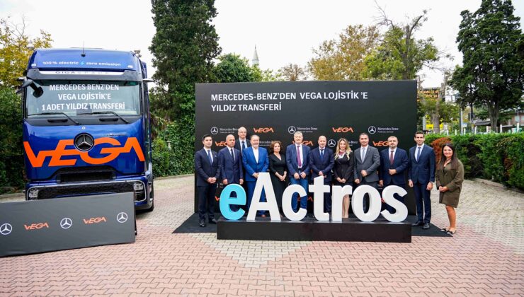 Mercedes-Benz Türk’ten Vega Lojistik’e elektrikli eActros 600 teslimatı