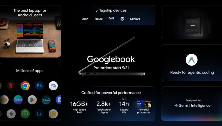 10 yıl güncelleme garantisiyle geliyor: Googlebook modelleri tanıtıldı