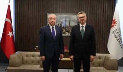 Burhanettin Duran, FAO adayı Mehdi Eker ile görüştü