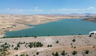 Uzunlu Barajı’nda su kayıplarını yarıya indirecek sulama sistemi devrede