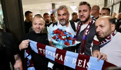 Trabzonspor’da Thomas Reis dönemi resmen başladı Alman teknik adam şehre ayak bastı
