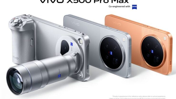 Vivo 200 MP kameralı ve 8.000 mAh bataryalı yeni seri X500 Pro Max’ı tanıttı