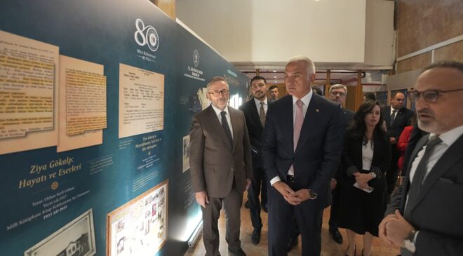 Ziya Gökalp’in 150 yıllık mirası Millî Kütüphane’de