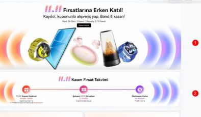 HUAWEI’den kasım alışverişine yüzde 12 indirim ve akıllı bileklik fırsatı