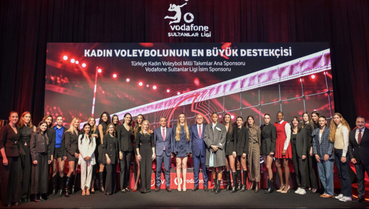 Vodafone, kadın voleyboluna desteğini 3 yıl daha sürdürecek