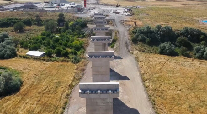 Yerköy-Kayseri YHT Hattı’nda ilerleme yüzde 50’yi aştı