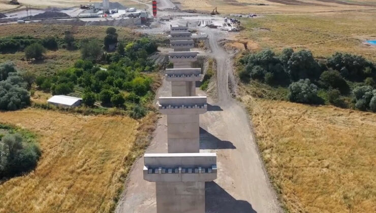 Yerköy-Kayseri YHT Hattı’nda ilerleme yüzde 50’yi aştı