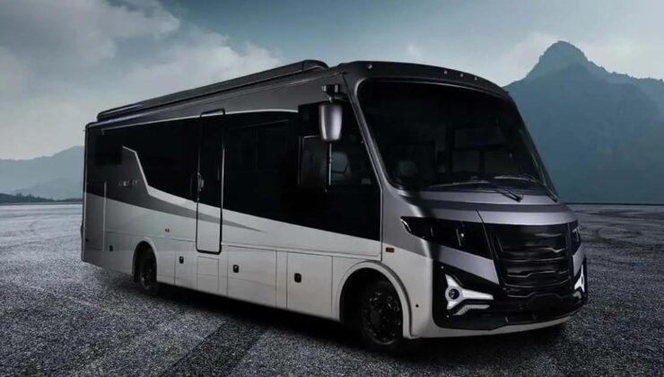 Yolların yeni lüks devinden 724 kilometre menzil 400 bin dolarlık elektrikli karavan tanıtıldı