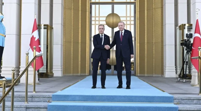 Cumhurbaşkanı Erdoğan, Kanada Başbakanı Carney’i resmi törenle karşıladı