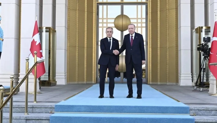 Cumhurbaşkanı Erdoğan, Kanada Başbakanı Carney’i resmi törenle karşıladı