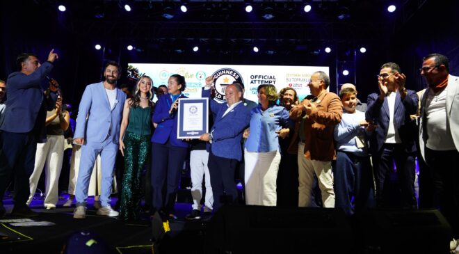 Edremit’te Guinness Dünya Rekoru kırıldı