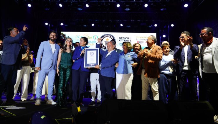 Edremit’te Guinness Dünya Rekoru kırıldı