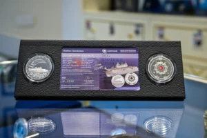 TCG Anadolu için 3 bin adet gümüş hatıra parası basıldı