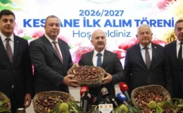 Aydın kestanesinde sezonun ilk ürünü kilogramı 600 TL’den alındı