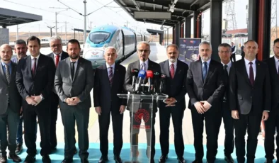 Çerkezköy-Kapıkule Hızlı Tren Hattı yarın hizmete açılıyor