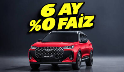 Chery’den Ekim Ayı Sonuna Kadar Özel Fiyat ve Finansman Avantajları!