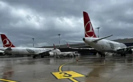 İstanbul’da şiddetli fırtına uçuşları vurdu: 46 uçak başka kentlere yönlendirildi