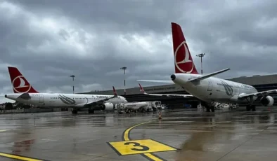 İstanbul’da şiddetli fırtına uçuşları vurdu: 46 uçak başka kentlere yönlendirildi