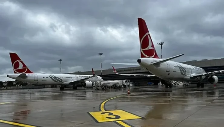 İstanbul’da şiddetli fırtına uçuşları vurdu: 46 uçak başka kentlere yönlendirildi