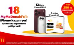 McDonald’s Türkiye’den ekim ayına özel çekiliş kampanyası: 18 adet iPhone hediye edilecek