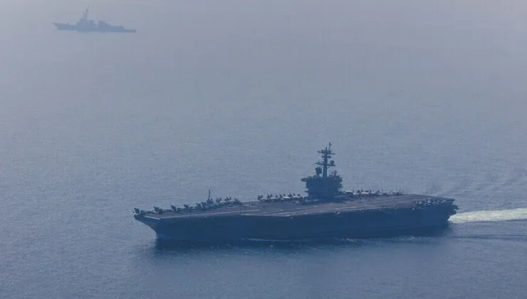 USS Abraham Lincoln uçak gemisi 265 gün sonra ülkeye döndü