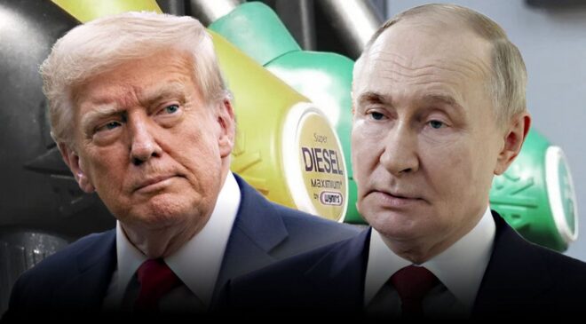 Trump ve Putin anlaştı: Rusya’dan küresel piyasaya milyonlarca ton motorin sevk edilecek